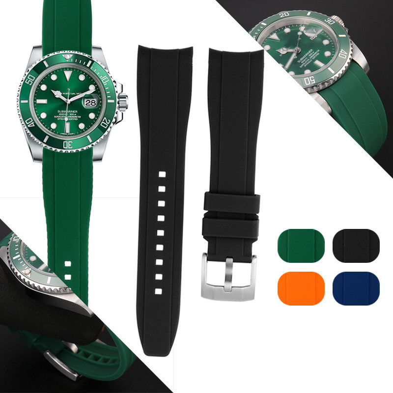 Rolex Watch Submariner - Gebogen Interface Rubberen Band Voor 20Mm