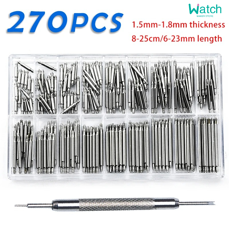 Spring Bar Tool Set - 270 stks/set Roestvrij Stalen Lente Bars