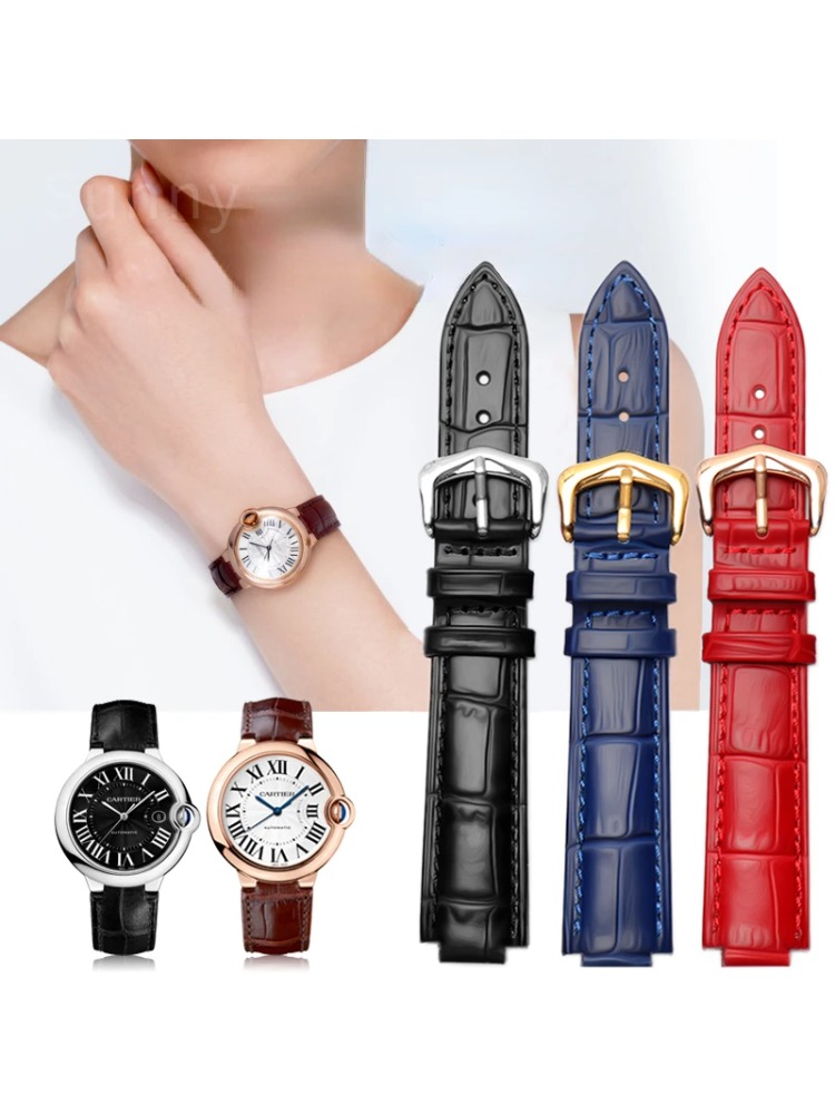 Cartier Watch Tank - Echt lederen horlogeband voor tank Cartier