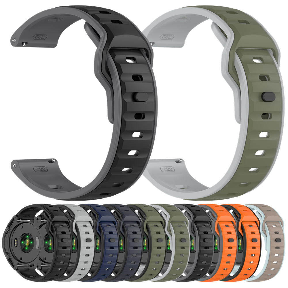 Silicone Watch Band 22Mm - 20 22 mm siliconen band voor