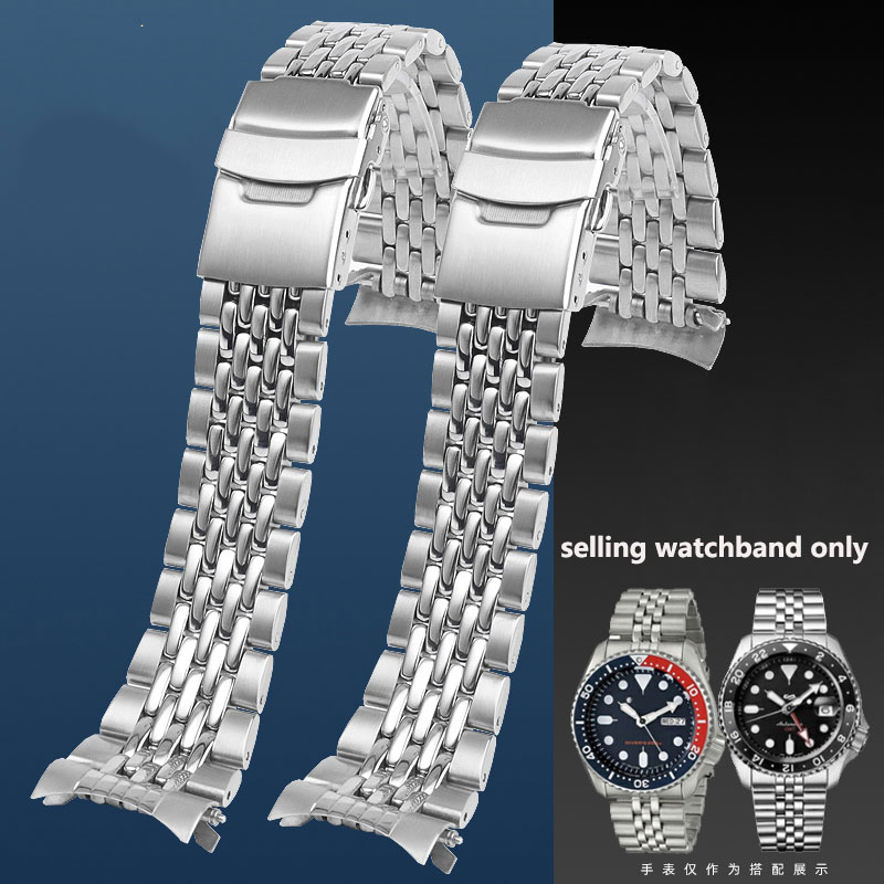 Curved Spring Bar - 22 mm riem voor SEIKO Seiko