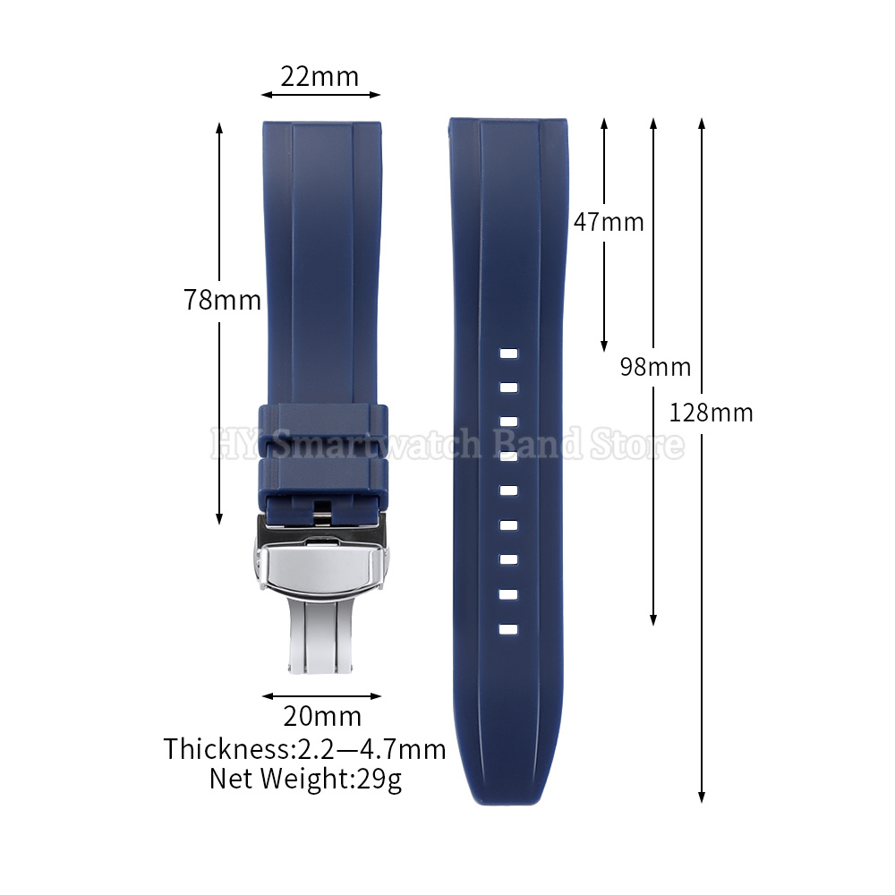 18mm 20mm 22mm 24mm Siliconen  - Omega Watch Speedmaster recensie en prijs