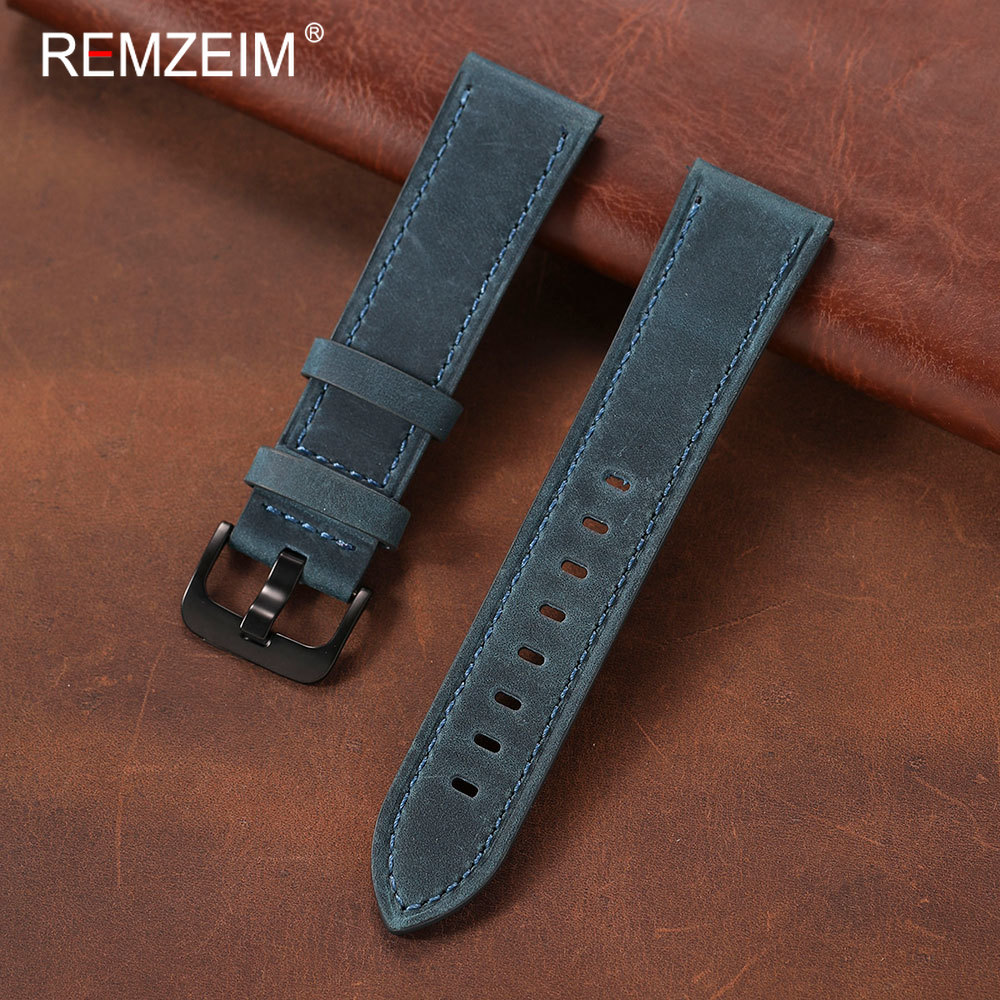 Klassieke herenhorlogeband van - Leather Strap Quick Release recensie en prijs