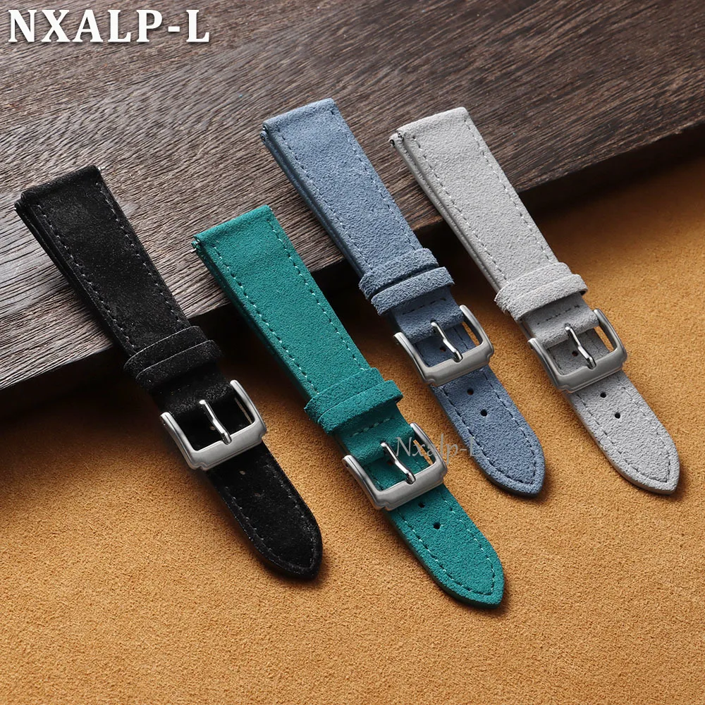 Duurzame Suède Koeienhuid Horl - Leather Strap Quick Release recensie en prijs