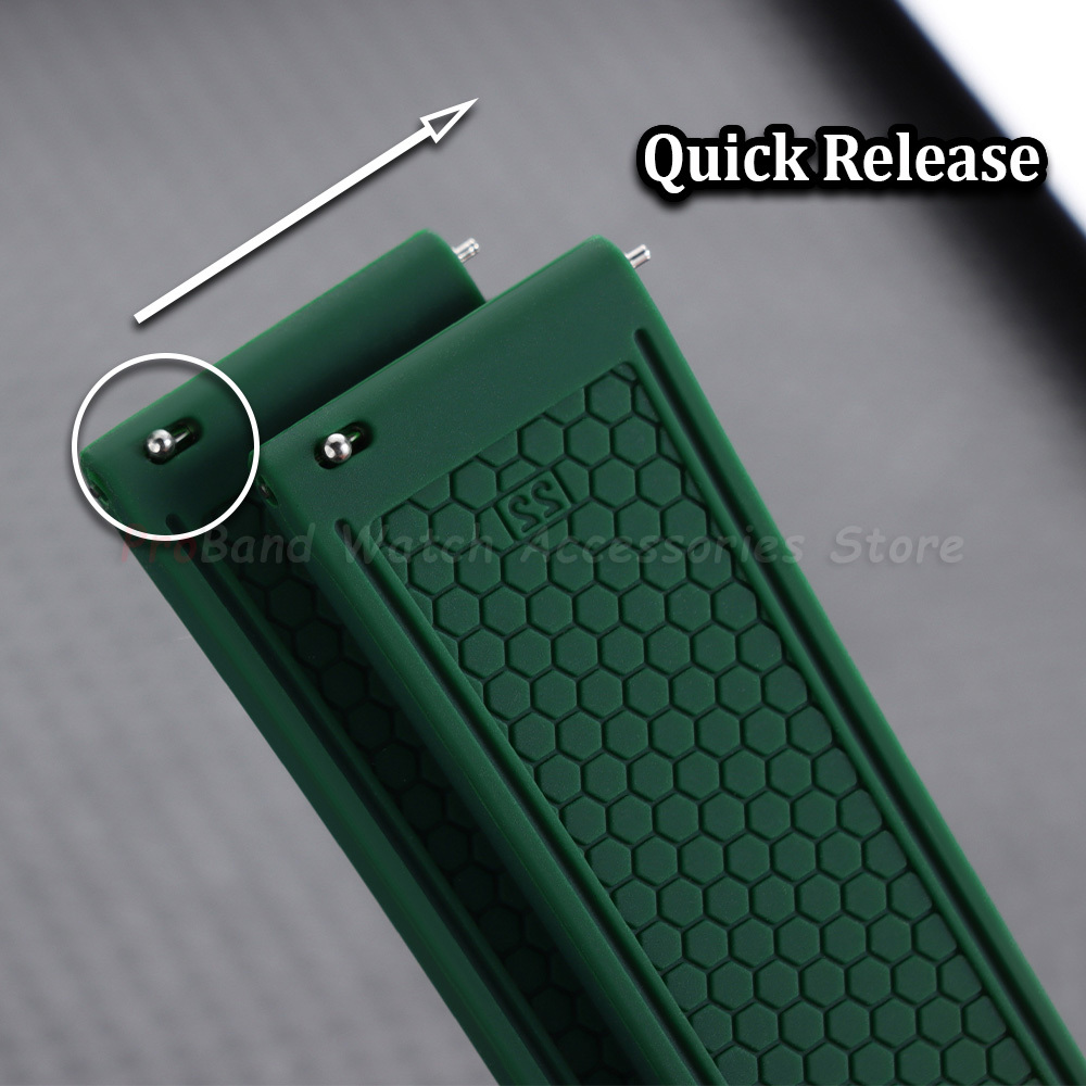 Quick Release rubberen horloge - Rubber Strap Diver recensie en prijs