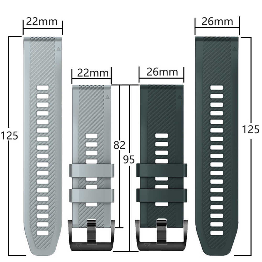 26/22mm Horlogeband Voor Garmi - Silicone Watch Band 22Mm recensie en prijs