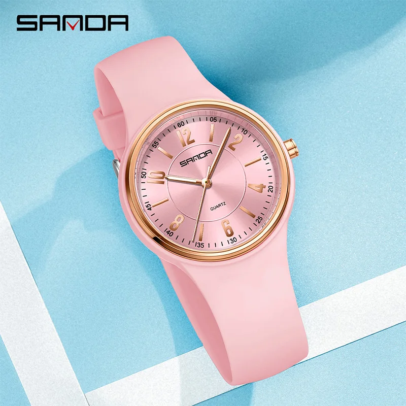 SANDA Mode Dames Quartz Horlog - Silicone Band Women recensie en prijs