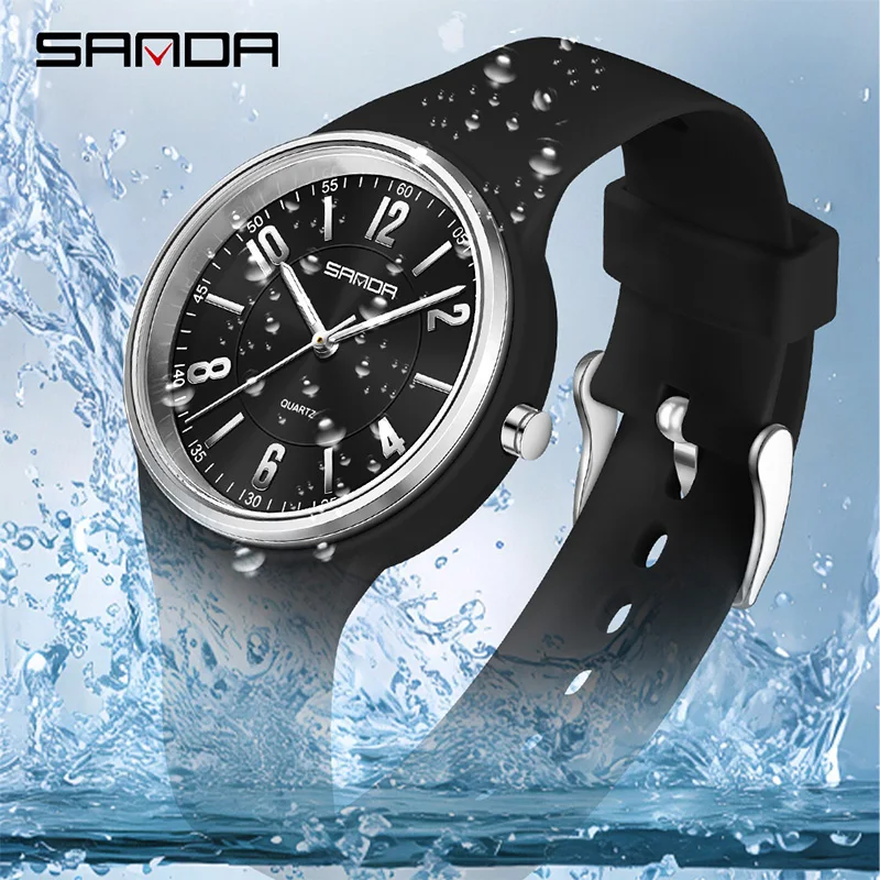 SANDA Mode Dames Quartz Horlog - Silicone Band Women recensie en prijs