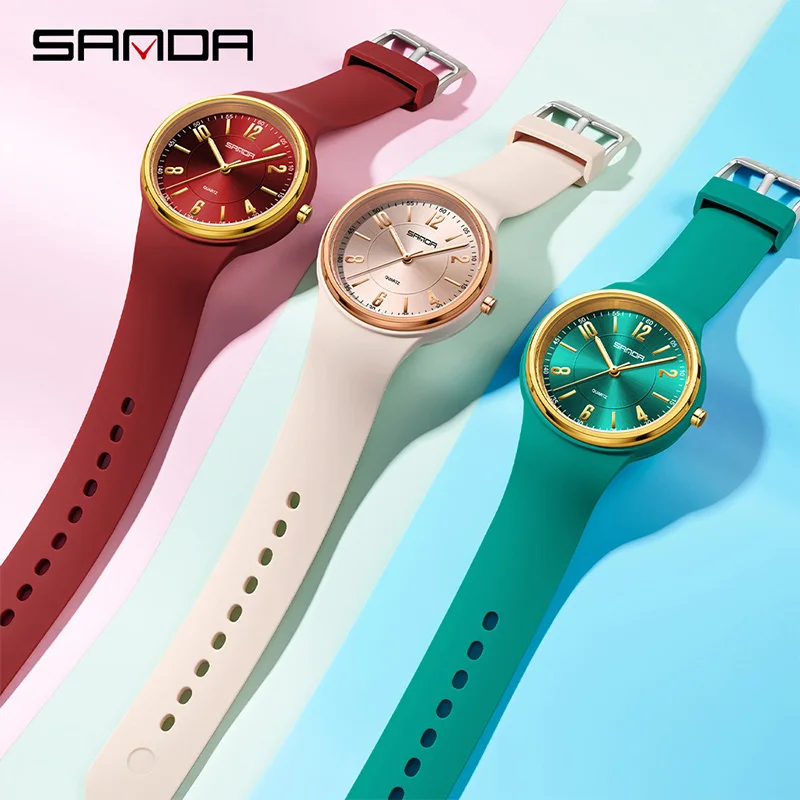 SANDA Mode Dames Quartz Horlog - Silicone Band Women recensie en prijs