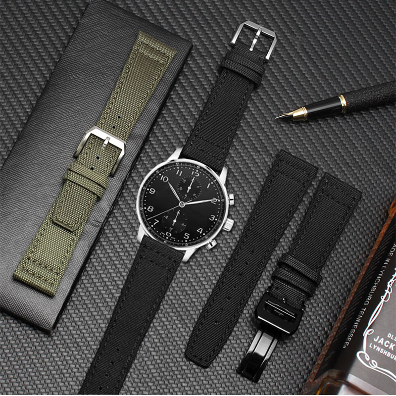 Nylon Canvas Horlogeband Voor  - Canvas Strap Watch recensie en prijs