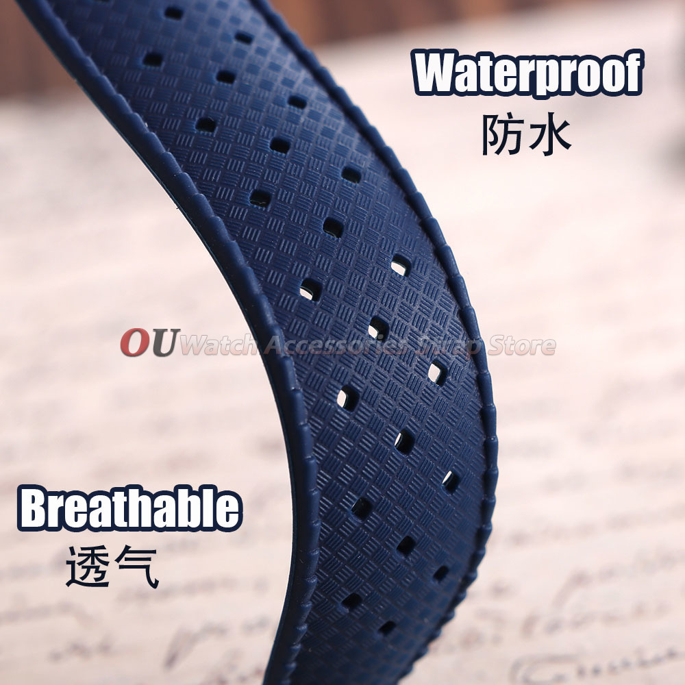 Quick Release Premium Tropisch - Rubber Strap Diver recensie en prijs