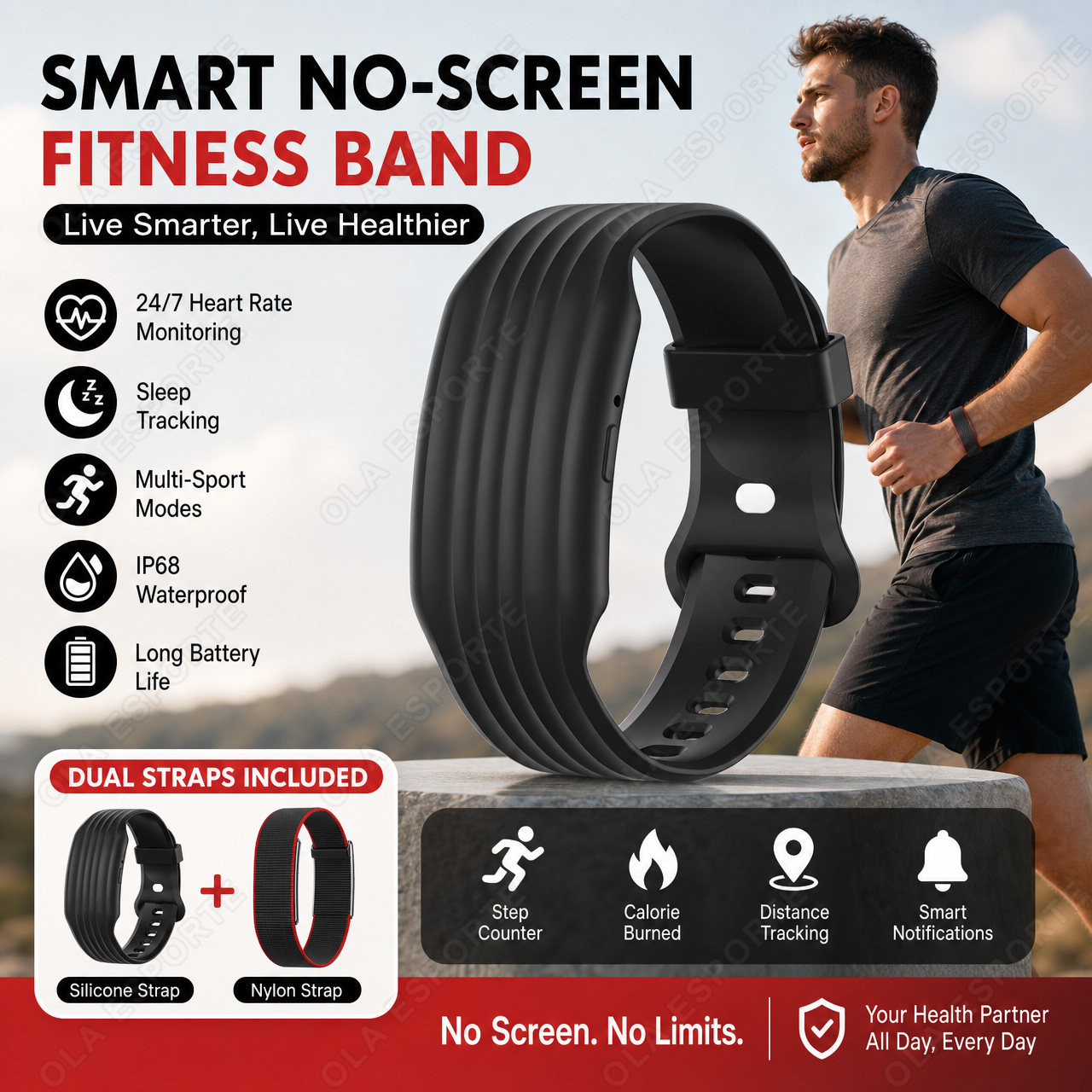 Nieuwe Fitness Tracker zonder  - Canvas Strap Watch recensie en prijs