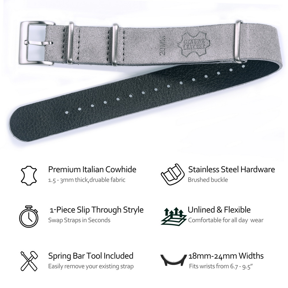 Hemsut Echt Lederen Horloge Ba - Tropic Strap Vintage recensie en prijs