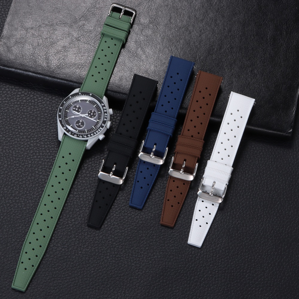 18mm 20mm 22mm Tropische silic - Canvas Strap Watch recensie en prijs