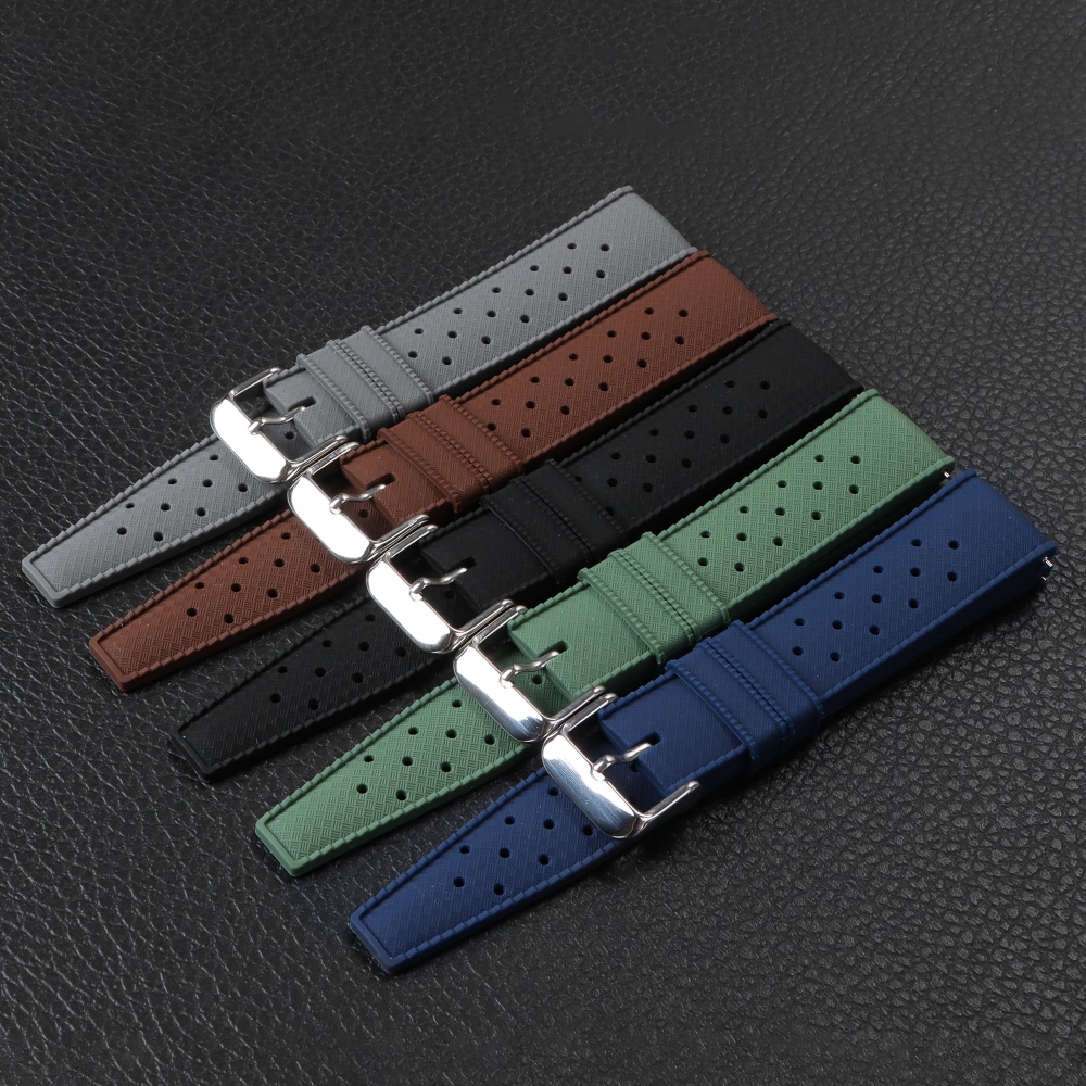 18mm 20mm 22mm Tropische silic - Canvas Strap Watch recensie en prijs